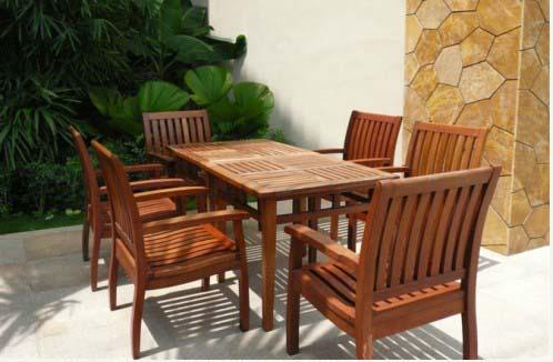 供应誉全户外家具|花园实木套桌椅7件套|yq01-37